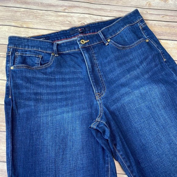 Tommy Hilfiger TH Flex Tribeca Straight-Leg Jeans Plus Size 16 - Picture 5 of 8